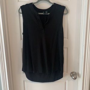 Cynthia Rowley black sleeveless top